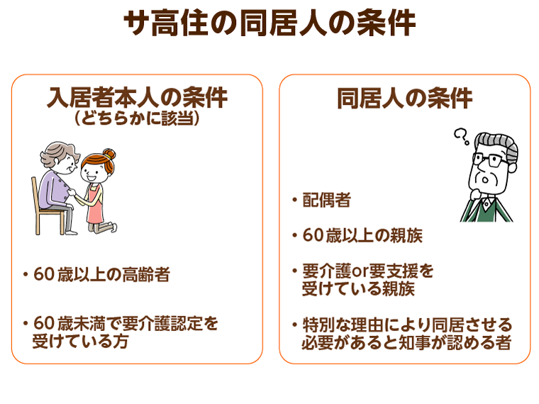 サ高住の同居人の条件