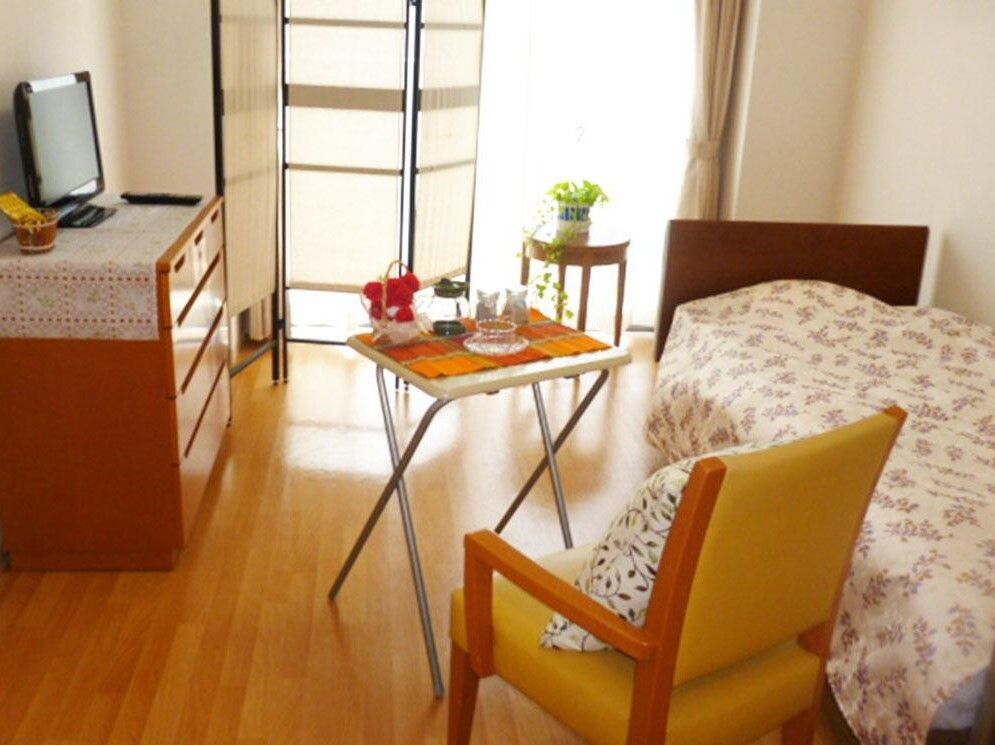 お部屋は全室個室で、車椅子でも生活しやすいバリアフリー設計。