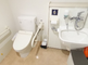 バリアフリーの洗面・トイレ設備