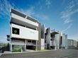 「インテフィール」建物外観　デザイン性の高い造り