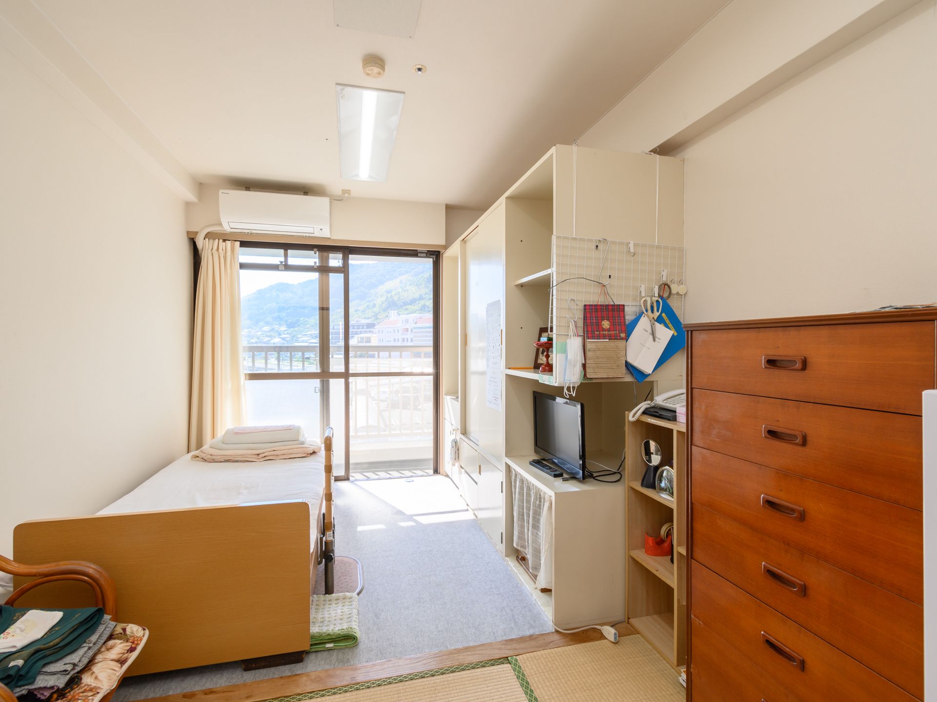 数多くの家具を設置することができ、入居者が快適に過ごせる居室