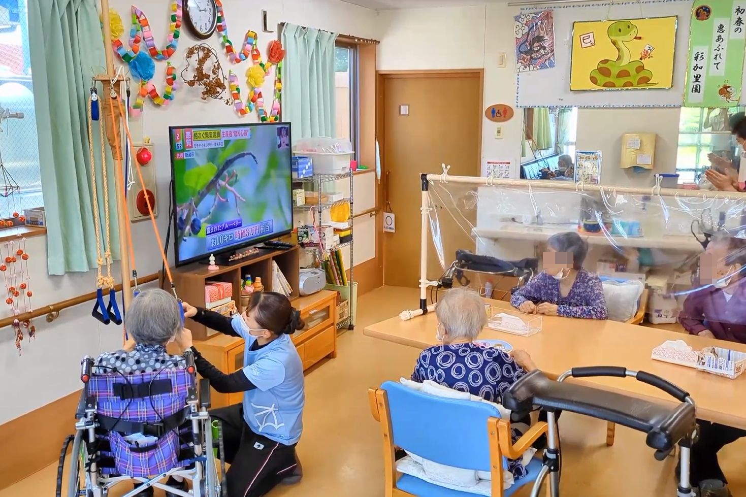 楽しい活動が行われる部屋