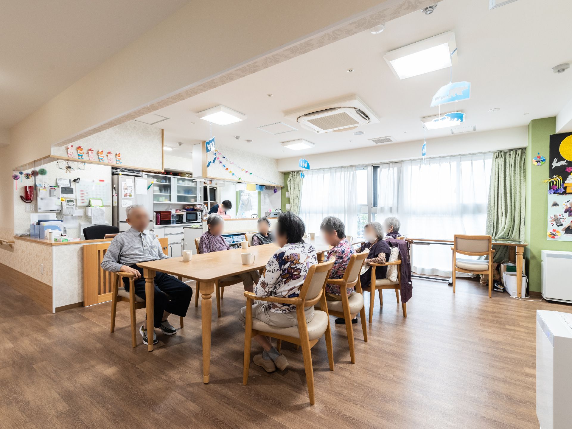 入居者様同士の交流を楽しめる共有スペース