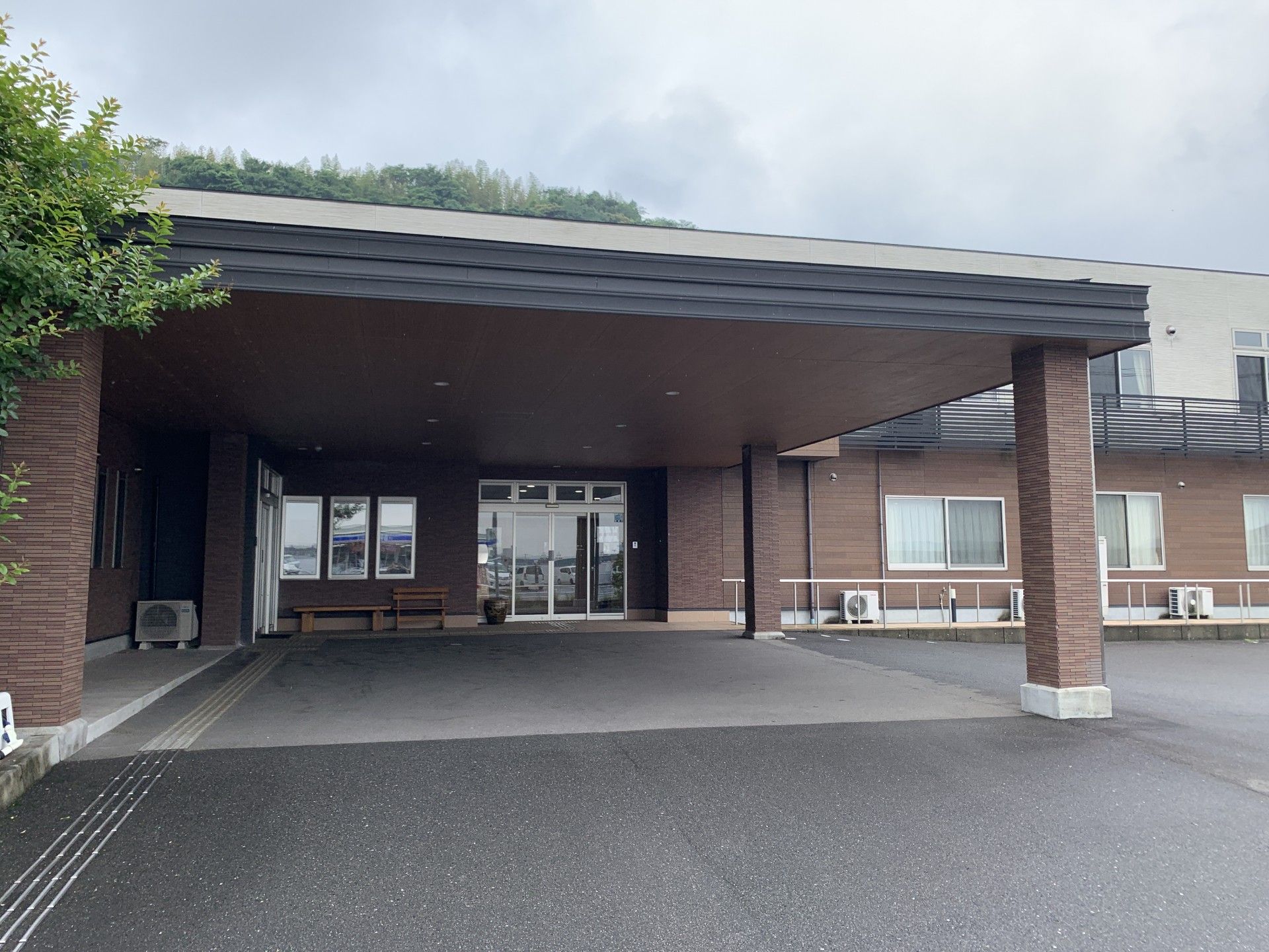 広いエントランス