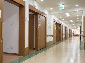 清潔な廊下の一角