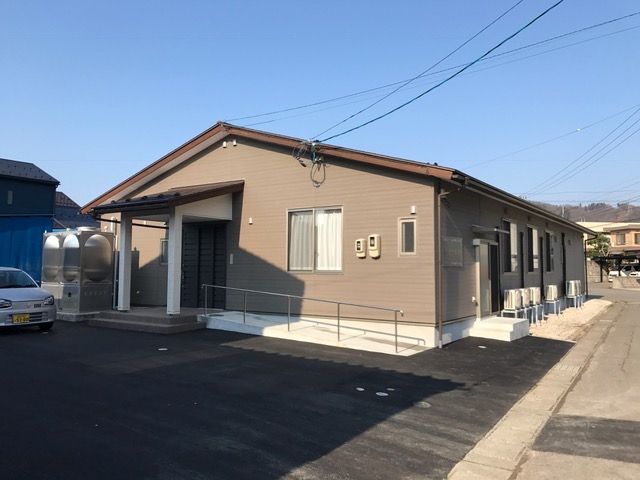 バリアフリー設計の建物