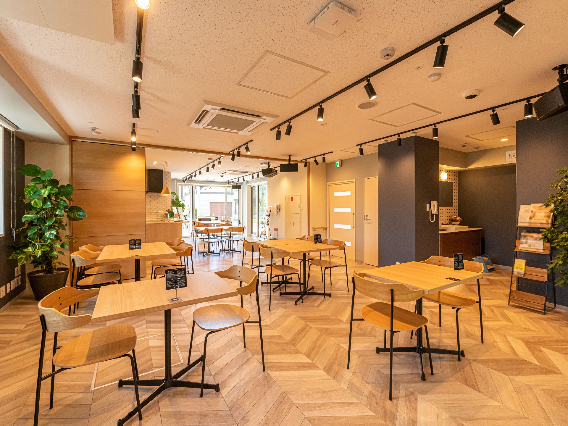 入居者がコミュニケーションを楽しむことのできる共有スペース