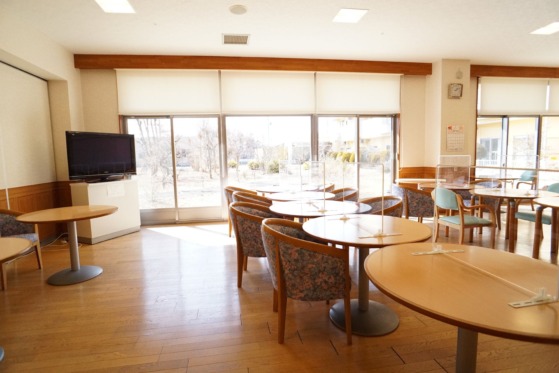 入居者同士でコミュニケーションを取ることが可能な共有スペース