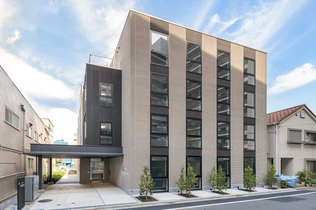 全室個室の施設外観