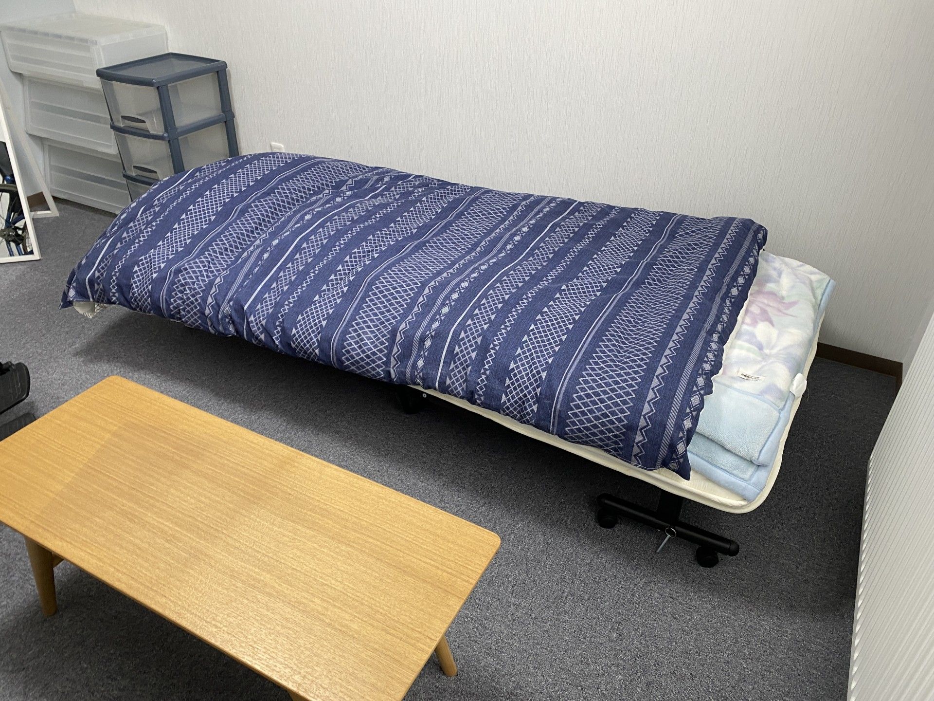 快適な個室の寝室