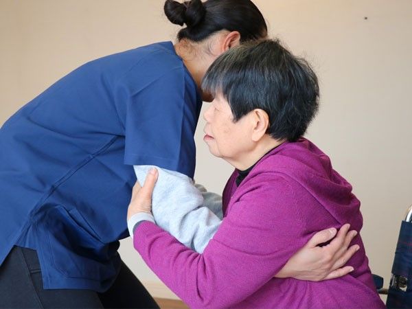 介護を受けているご入居者様