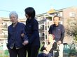 スロープが設置されている玄関