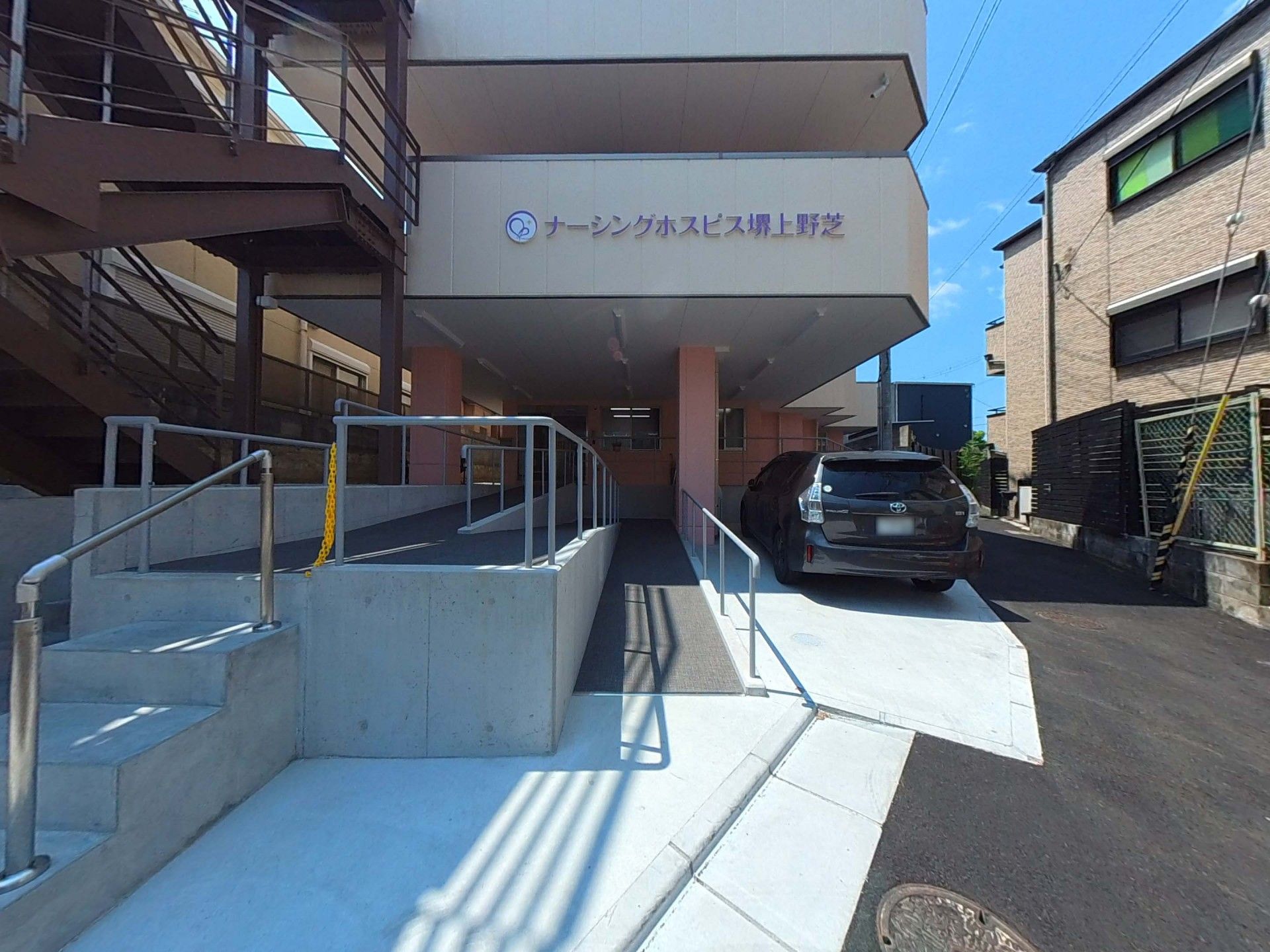 バリアフリーの入口施設