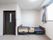 シンプルな個室のベッド