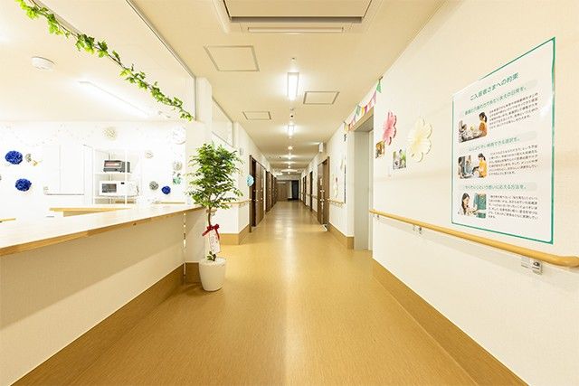 明るい廊下