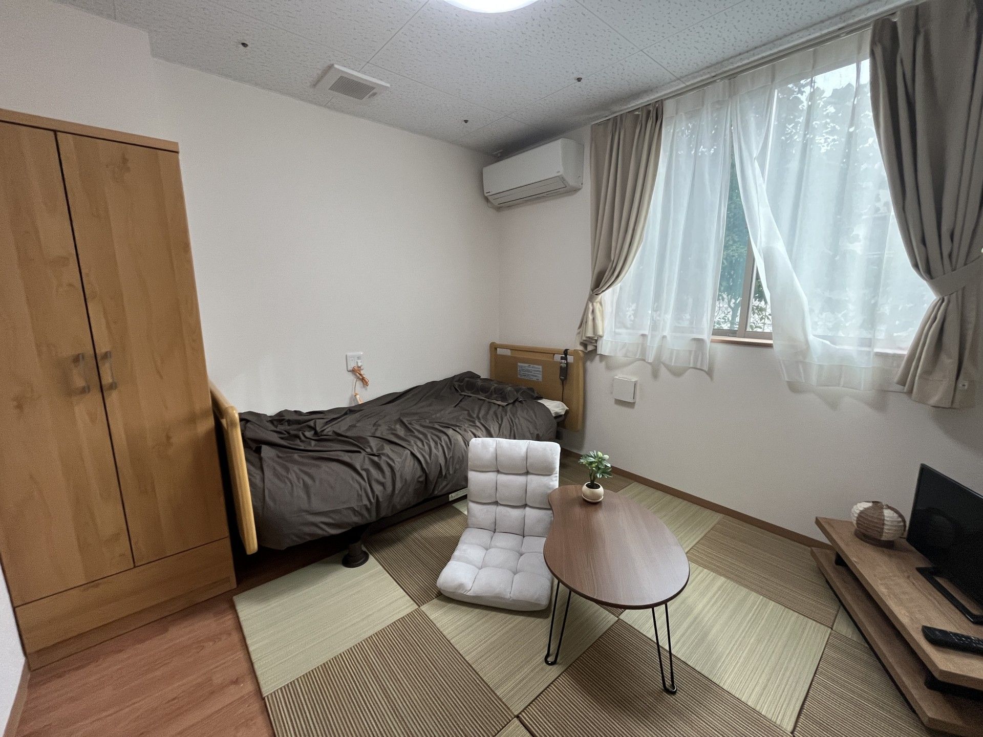 落ち着いた個室の一角