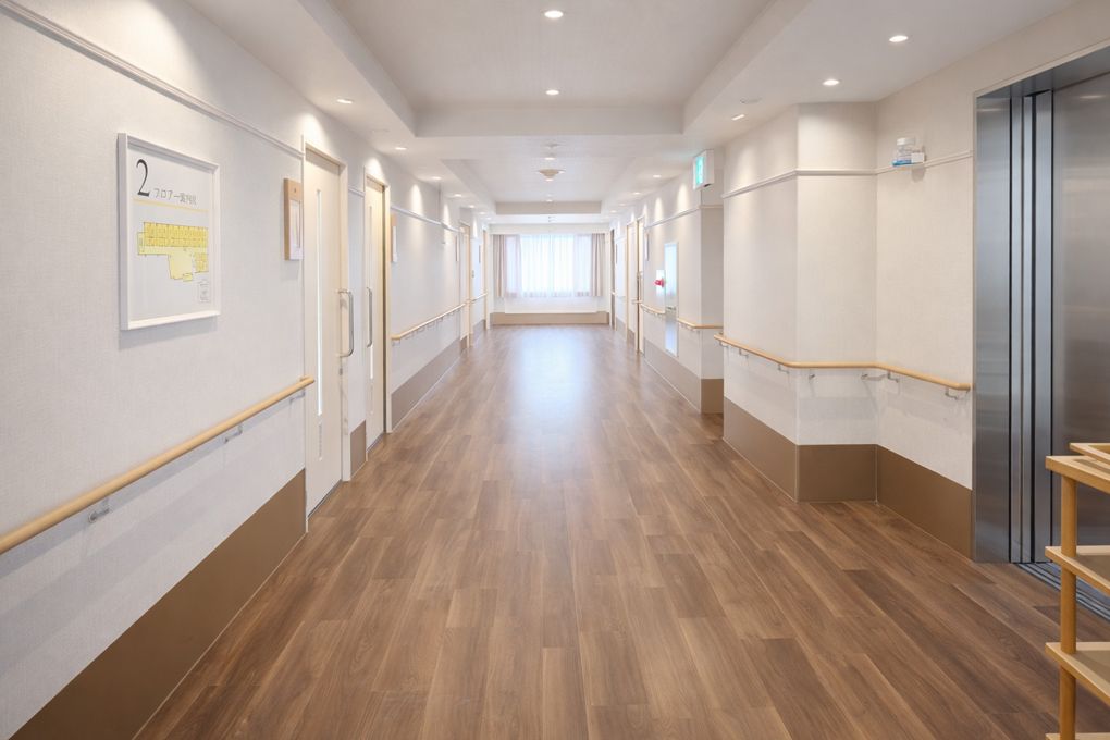 明るい廊下
